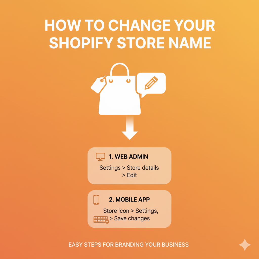 How to Change Your Shopify Store Name
