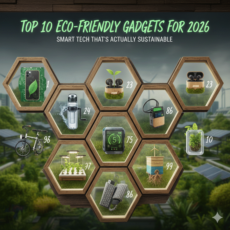 top 10 eco friendly gadgets for 2026 (smart tech that's actually sustainable)