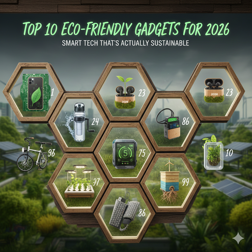 top 10 eco friendly gadgets for 2026 (smart tech that's actually sustainable)