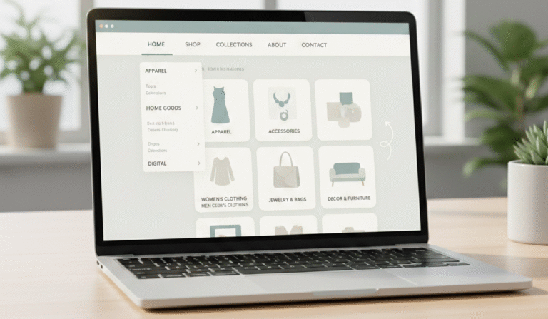 How to Add Navigation on an Online Store in Shopify